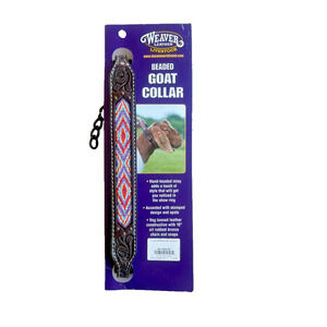 Weaver Leather Livestock Goat Collar Pink Orange Beaded